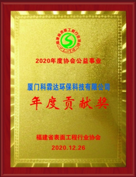 2020年度協(xié)會(huì)公益事業(yè)年度貢獻(xiàn)獎(jiǎng)